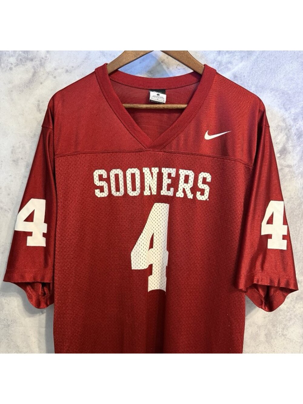 Oklahoma Sooners Nike Football Jersey Mens Large L Red NCAA College